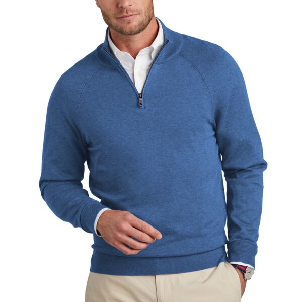 Cotton Stretch 1/4 Zip Sweater Thumbnail